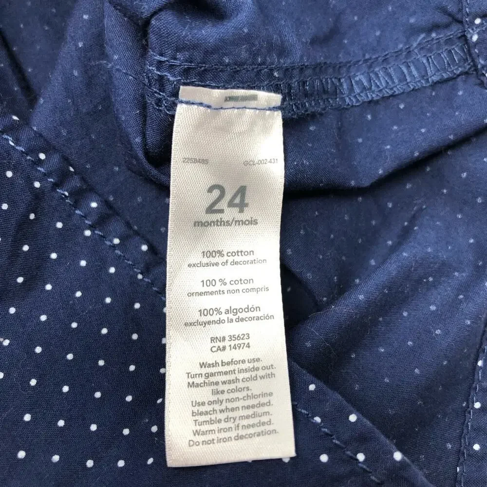 Carter’s 100% Cotton Blue Button Down Shirt 24M